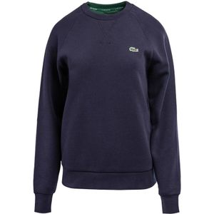 Lacoste, Sweatshirts & Hoodies, Dames, Blauw, XL, Katoen, Dames Sweatshirt Navy Blauw Katoen