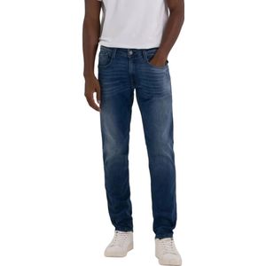 Replay, Jeans, Heren, Blauw, W32 L32, Katoen, Slim Fit Heren Jeans