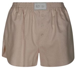 Chiara Ferragni Collection, Korte broeken, Dames, Beige, S, Stijlvolle Shorts voor Vrouwen