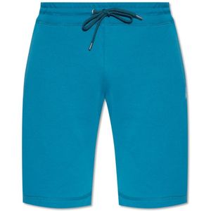 PS By Paul Smith, Korte broeken, Heren, Blauw, S, Katoen, Katoenen shorts