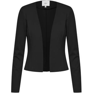 Ichi, Korte Blazer voor Dames Zwart, Dames, Maat:M