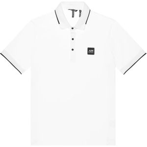 Antony Morato, Tops, Heren, Wit, S, Katoen, Mercerized Pique Polo Shirt