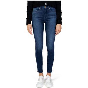 Gas, Skinny Jeans Herfst/Winter Collectie Blauw, Dames, Maat:W28 L28