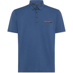 Rrd, Tops, Heren, Blauw, L, Blauw Oxford Pocket Polo Shirt