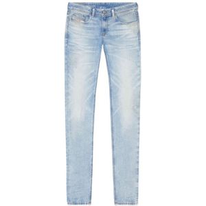 Diesel, Jeans, Heren, Blauw, W33, Katoen, 1979 Sleenker 09G39 Heren Slim-fit Jeans