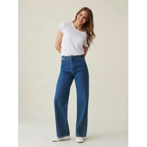 Lexington, Jeans, Dames, Blauw, W27, High Rise Wide Jeans