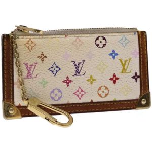 Louis Vuitton Vintage, Pre-owned Canvas wallets Wit, Dames, Maat:ONE Size