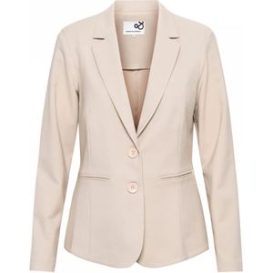 &Co Woman, Comfort Twill Blazer Beige, Dames, Maat:S