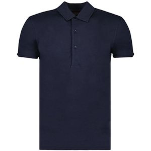 Orlebar Brown, Tops, Heren, Blauw, XL, Katoen, Klassieke Polo Shirt
