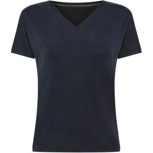 Rrd, Tops, Dames, Zwart, M, Zijden Cupro Shirt - Zomer Essential