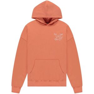 In Gold We Trust, Sweatshirts & Hoodies, Heren, Oranje, L, Dyrdek Flamingo Trui