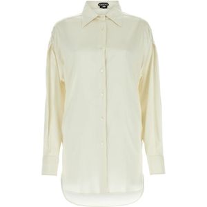Tom Ford, Blouses & Shirts, Dames, Wit, M, Exclusieve Blouse Collectie