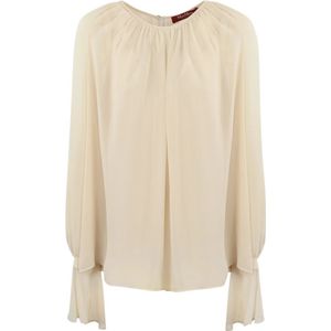 Max Mara Studio, Blouses Beige, Dames, Maat:S