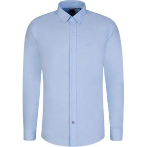 Hugo Boss, Overhemden, Heren, Blauw, L, Katoen, Shirts