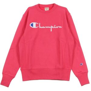 Champion, Sweatshirts & Hoodies, Heren, Roze, L, Crewneck sweatshirt