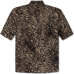 AllSaints, Blouses & Shirts, Dames, Bruin, S, Katoen, ‘Jemi’ shirt