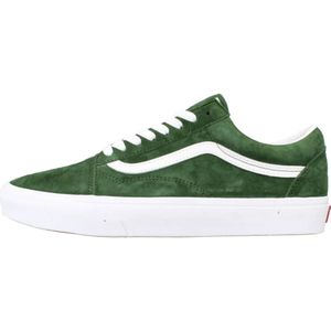 Vans, Schoenen, Heren, Groen, 45 EU, Suède, Klassieke Pig Suede Sneakers