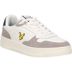 Lyle & Scott, Schoenen, Heren, Wit, 44 EU, Witte Leren Sneakers