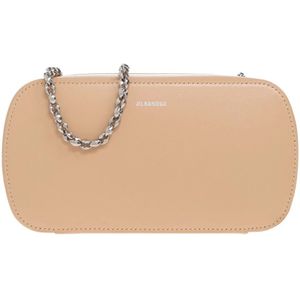 Jil Sander, Schoudertas Beige, Dames, Maat:ONE Size