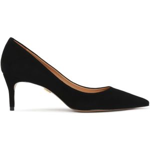 Kazar, Schoenen, Dames, Zwart, 38 1/2 EU, Leer, Zwarte pumps voor dames