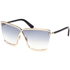 Tom Ford, Accessoires, unisex, Geel, ONE Size, Stijlvolle zonnebril Ft 0936