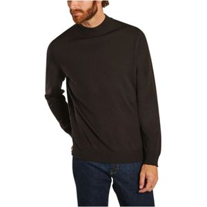 Nn07, Truien, Heren, Bruin, L, Wol, Martin Merino Wool Funnel Neck Sweater