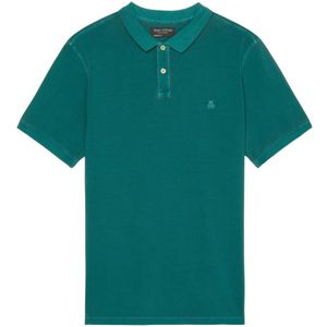 Marc O'Polo, Tops, Heren, Groen, 3Xl, Katoen, Piqué regular polo shirt