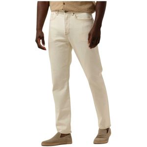 Scotch & Soda, Broeken, Heren, Beige, W30 L34, Heren Jeans The Drop Regular Taper Jeans