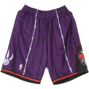 Mitchell & Ness, NBA Swingman Shorts 1998/99 Torrap Paars, Heren, Maat:M