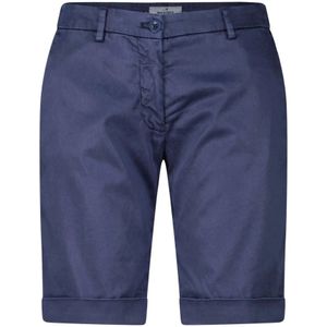 Mason's, Korte broeken, Dames, Blauw, XS, Katoen, New York Katoenen Shorts