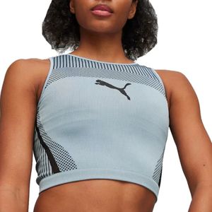 Puma, Tops, Dames, Blauw, S, Crop Top Shirts