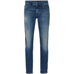 Hugo Boss, Heren Blauwe Denim Jeans Blauw, Heren, Maat:W30