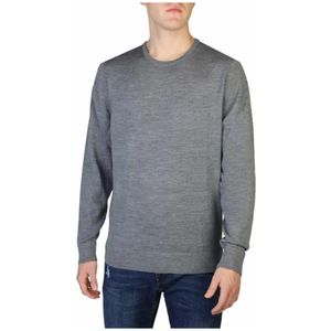 Calvin Klein, Sweatshirts & Hoodies, Heren, Grijs, S, Wol, Heren Wol Pullover Trui