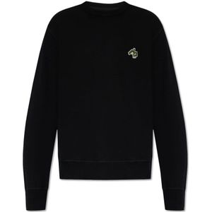 Rag & Bone, Sweatshirts & Hoodies, Heren, Zwart, L, Katoen, Katoenen overhemd