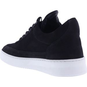 Filling Pieces, Schoenen, Heren, Zwart, 44 EU, Heren Low Top Ripple Nubuck Zwart