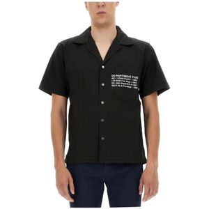 Department Five, Overhemden, Heren, Zwart, XL, Katoen, Shirts met korte mouwen
