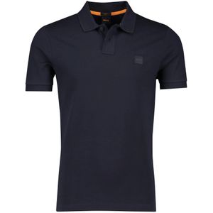 BOSS Slim Fit Polo Passenger met Logo Donkerblauw