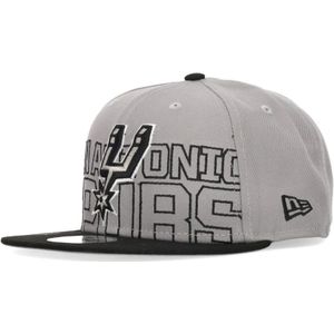 New Era, Accessoires, unisex, Grijs, ONE Size, Polyester, NBA Draft Cap Spurs 3D Logo