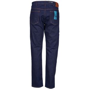 PS By Paul Smith, Jeans, Heren, Blauw, W31, Katoen, Blauwe Stretch Katoenen Jeans Regular Fit