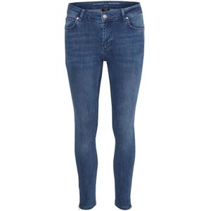 My Essential Wardrobe, Jeans, Dames, Blauw, W25, Katoen, De Celina Slim -jeans