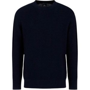 Armani Exchange, Sweatshirts & Hoodies, Heren, Blauw, 2Xl, Sweatshirts