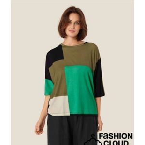 Masai, Tops, Dames, Veelkleurig, M, Oversize Loose Top