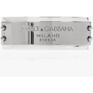 Dolce & Gabbana, Accessoires, Heren, Grijs, ONE Size, Messing armband