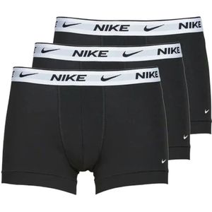 Nike, Comfortabele Boxershorts Zwart, Heren, Maat:XL