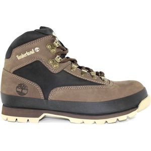 Timberland, Mid Hiker Bruine Leren Laarzen Bruin, Heren, Maat:43 1/2 EU