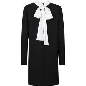 N21, Belted Coats Zwart, Dames, Maat:L