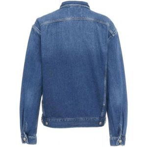 Guess, Jassen, Dames, Blauw, M, Denim, Denim Jassen