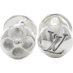 Louis Vuitton Vintage, Pre-owned Silver earrings Grijs, Dames, Maat:ONE Size