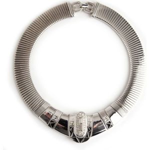 Givenchy Pre-owned, zilveren ketting choker Grijs, Dames, Maat:ONE Size