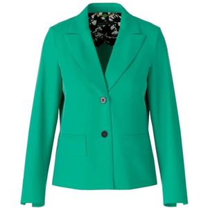 Marc Cain, Jassen, Dames, Groen, M, Polyester, Groene Blazers